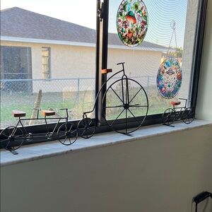Decorative Metal Bicycle Sculptures